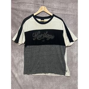 Southpole Y2K T-Shirt with Appliqued "Heritage" on Front Size L